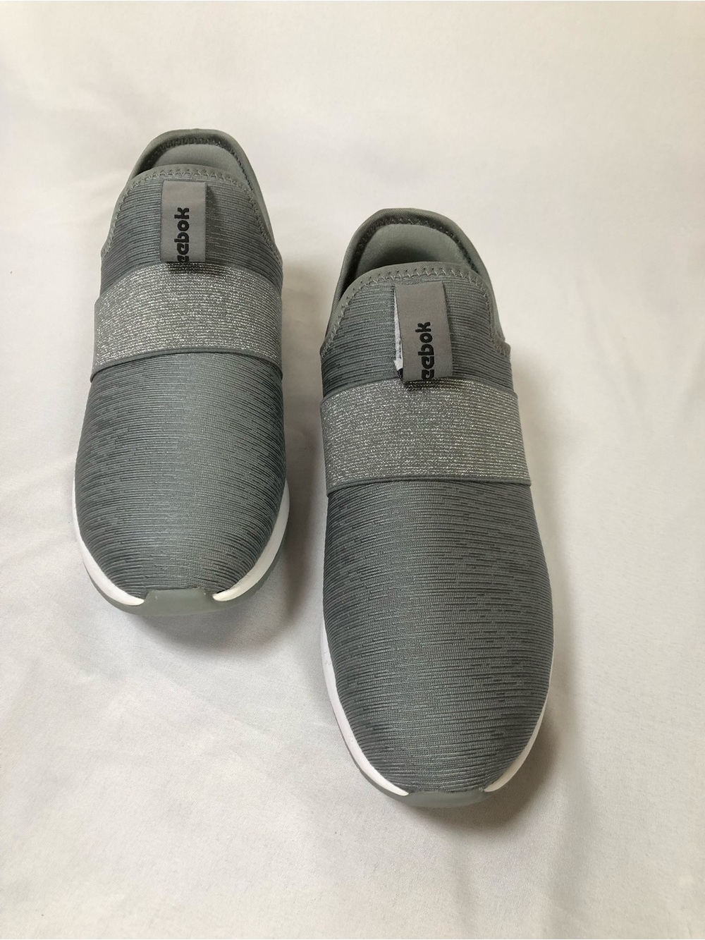 Reebok Women’s Slip-On Sneakers in Gray